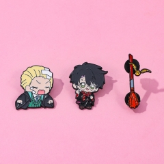 3 Styles Harry Potter Cartoon Pin Anime Alloy Brooch