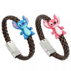 4 Styles Lilo & Stitch Cartoon Anime Alloy Bracelet