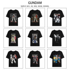 9 Styles Mobile Suit Gundam Cartoon Anime T-shirt