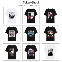 10 Styles Tokyo Ghoul Cartoon Anime T-shirt