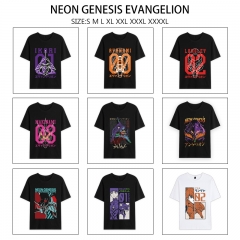 10 Styles EVA/Neon Genesis Evangelion Cartoon Anime T-shirt