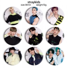 straykids 动漫马口铁徽章胸章(个）58mm
