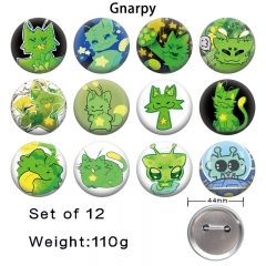 Gnarpy-1 动漫马口铁亮膜徽章胸章(44徽章12个一套）