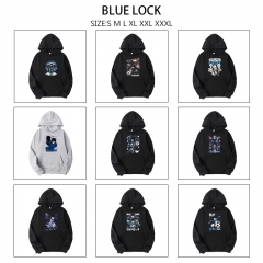 9 Styles Blue Lock Cartoon Anime Hooded Hoodie