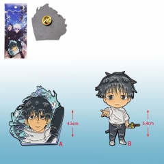 2 Styles Jujutsu Kaisen Cartoon Cosplay Pin Anime Brooch
