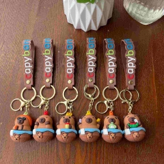 43 Styles Capybara Cartoon PVC Anime Figures Keychain