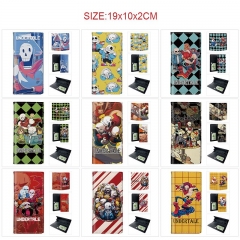 10 Styles Undertale Cartoon PU Wallet Anime Long Purse