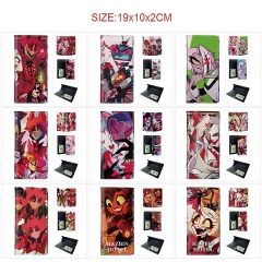 11 Styles Hazbin Hotel Cartoon PU Wallet Anime Long Purse