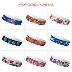 15 Styles K-Pop: Demon Hunters Cartoon Color Printing Sweatband Anime Headband