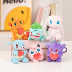 6 Styles Pokemon Cartoon Anime Plush Toy Doll