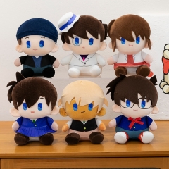 21cm 6 Styles Detective Conan Cartoon Anime Plush Toy Doll