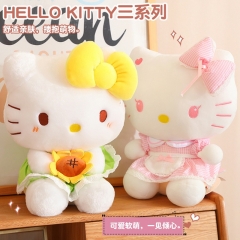 33cm 2 Styles Sanrio Hello Kitty Cartoon Anime Plush Toy Doll