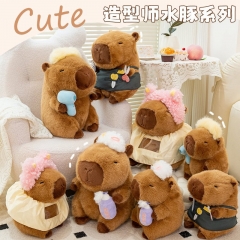 4 Styles Capybara Cartoon Anime Plush Toy Doll