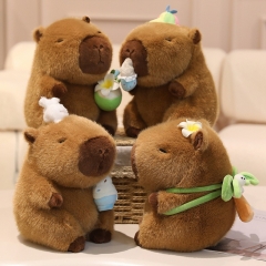 4 Styles Capybara Cartoon Anime Plush Toy Doll