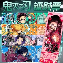 7*21cm 9 Styles Demon Slayer: Kimetsu no Yaiba Cartoon Anime Card