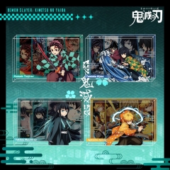 30 Styles Demon Slayer: Kimetsu no Yaiba Cartoon Anime Acrylic Card Brick