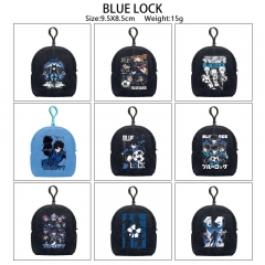 9 Styles Blue Lock Cartoon Wallet Anime Plush Coin Purse