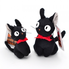 魔女宅急送小黑猫毛绒玩具挂件公仔批发日本动漫礼品店