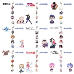 19 Styles Sword Art Online | SAO Toilet-Bound Hanako-kun Cartoon Anime Acrylic Keychain