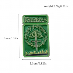 The Lord of the Rings Cartoon Pin Anime Alloy Brooch