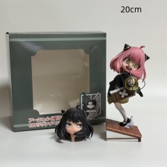 20CM SPY×FAMILY Anya Forger Cartoon Anime PVC Figure Toy