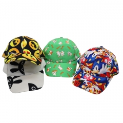 4 Styles Sonic the Hedgehog Cartoon Cap Anime Baseball Hat