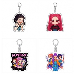 44 Styles K-Pop: Demon Hunters Cartoon Acrylic Anime Keychain