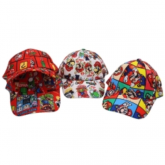 6 Styles Super Mario Bro Cartoon Cap Anime Baseball Hat