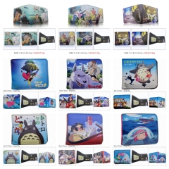 18 Styles Spirited Away Hayao Miyazaki Cartoon Purse Anime Shorts Wallet