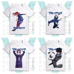 5 Styles Blue Lock Cartoon Anime T-Shirt