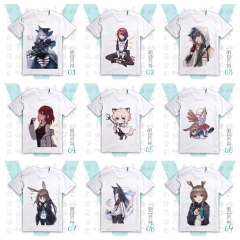 10 Styles Arknights Cartoon Anime T-Shirt