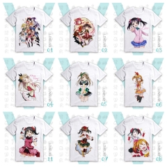 11 Styles LoveLive Cartoon Anime T-Shirt
