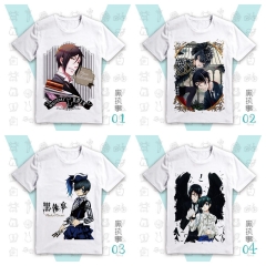 7 Styles Kuroshitsuji/Black Butler Cartoon Anime T-Shirt