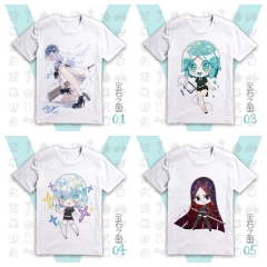 6 Styles Land of the Lustrous Cartoon Anime T-Shirt