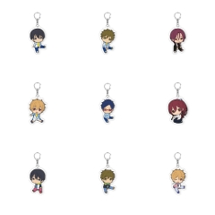 20 Styles Free Cartoon Anime Acrylic Keychain