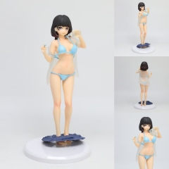 22.5cm Kougyou Mizu o Nomasetekurenai Doukyuusei Drink Water Cartoon Sexy Girls Anime PVC Figure