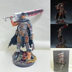GECCO剑风传奇格斯1/6雕像 黑色剑士 新版重装版雕像（可换头）手办 一件6个，高约32cm，外盒尺寸29*20*41cm，重量1768g