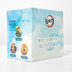 （整盒6个） 官方正版 鬼灭之刃全集中展 限定马口铁徽章盲盒祢豆子