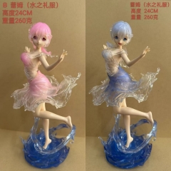 2 Styles 24CM Re: Life in a Different World from Zero Rem Cartoon Anime PVC Figures