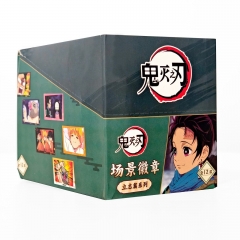 整盒12个 官方正版 鬼灭之刃全集中展 限定场景徽章盲盒立志篇