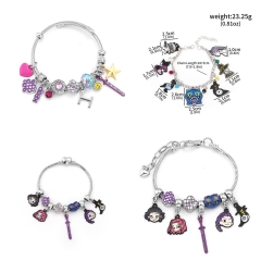 6 Styles K-Pop: Demon Hunters Cartoon Anime Alloy Bracelets
