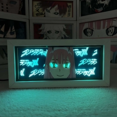 16色遥控款【USB+电池仓+触摸 】 动漫纸雕灯二次元动漫手办周边书桌卧室创意摆件礼品氛围感小夜灯