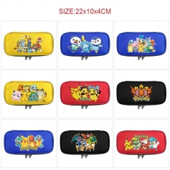 10 Styles Pokemon Cartoon Stationery Anime Pencil Bag