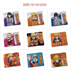 10 Styles Naruto Cartoon PU Purse Anime Shorts Wallet