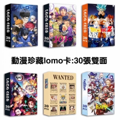 现货 动漫周边30张双面小卡 盒装高清照片卡书签写真卡lomo卡