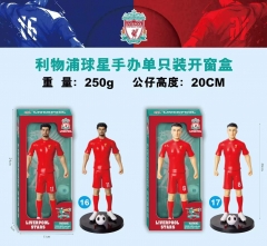 利物浦球星手办单只装开窗盒20CM，250克