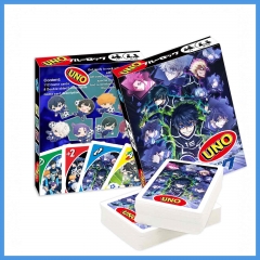2 Styles 120PCS/SET Blue Lock Cartoon Anime Paper Poker