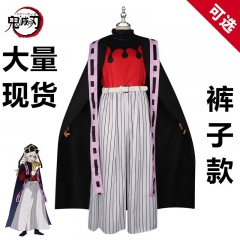 鬼灭之刃cos服万世极乐教教祖 上弦之贰童磨 cosplay动漫服全套装