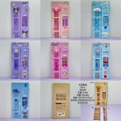 9 Styles K-Pop: Demon Hunters Sanrio Cartoon Anime Ruler Stationery