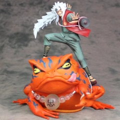 2 Styles Naruto Jiraiya Gama-Bunta Cartoon Anime PVC Figure